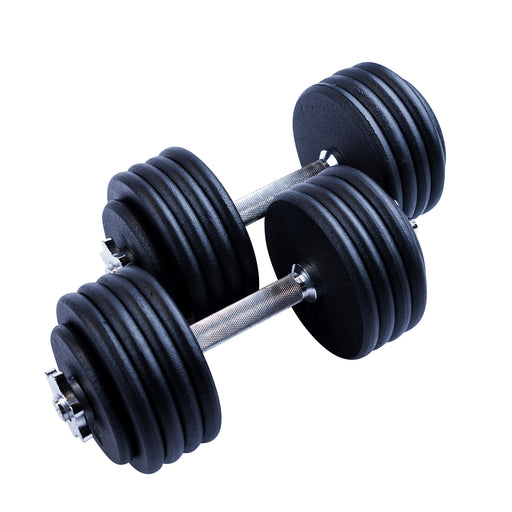 Body Solid Pro Style Adjustable Dumbbells BSTADBPR front view