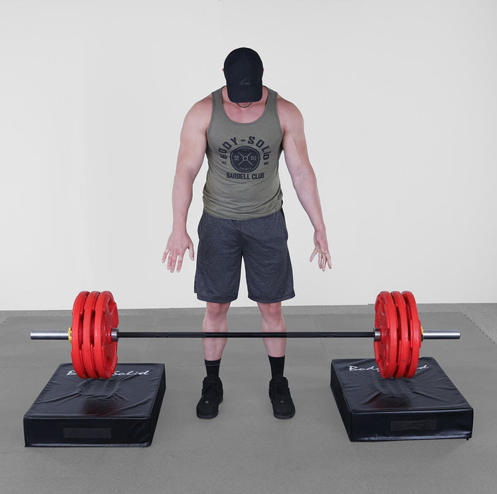 Body Solid Crash Pads BSTCP in use