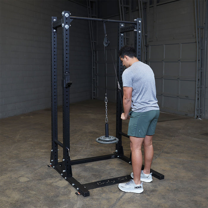 Body Solid High Pulley Attachment BSTHP in use