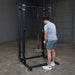 Body Solid High Pulley Attachment BSTHP in use