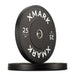 XMARK Commercial Black Bumper Plates (LB) — full setup angle