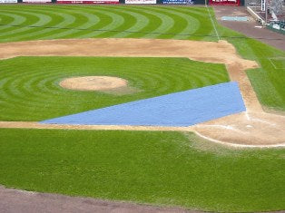 Trigon Sports BVCM64 20 x 24 x 64 ft. Field Saver Standard Mesh Cover - 2
