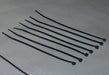 Trigon Sports 8" Black Cable Ties - 100/bag - 2