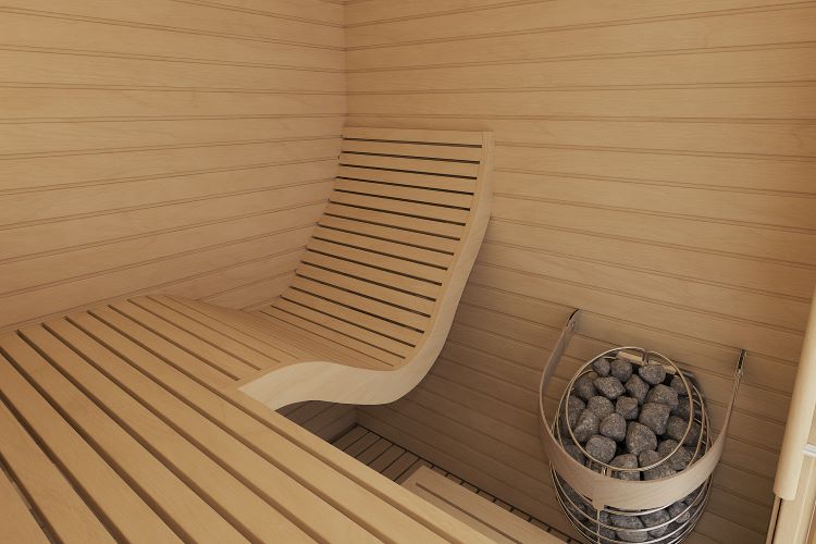 Auroom Baia DIY, Aspen, Indoor Sauna Kit, Up to 2 Persons - image 3
