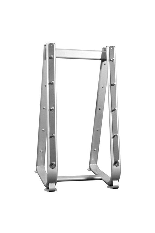 commercial fixed barbell rack Muscle D Fitness view 2