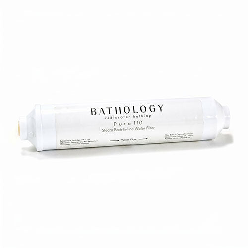 Bathology Pure 110 Steam Bath Generator In-Line Water Filter
