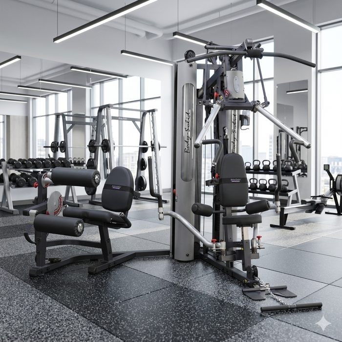 Body Solid Ultimate Bi Angular Gym — front view
