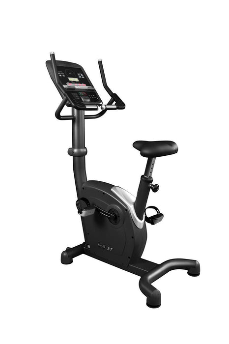 Muscle D Fitness Commercial Upright Bike - LED Screen - Muscle D Fitness -  Adjustable Seat - Standalone — front view