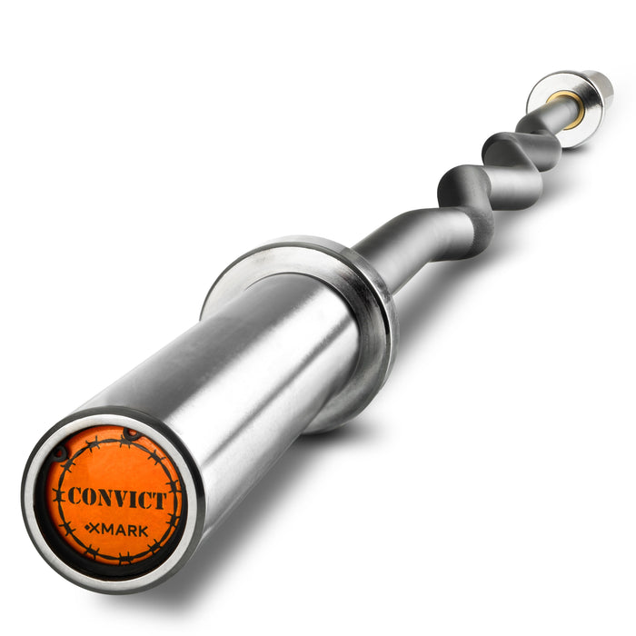 XMARK Convict 6ft Rackable Curl Bar — front view