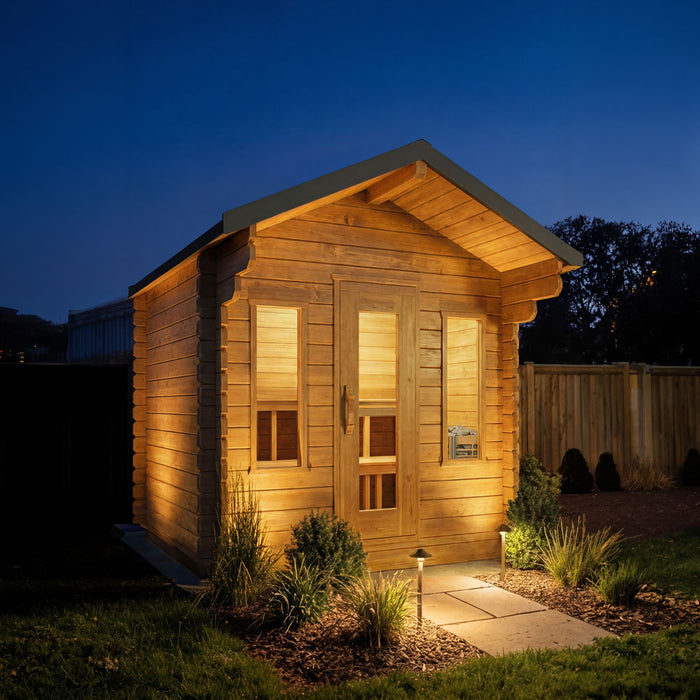 Canadian Timber Palmer Cabin Outdoor Sauna - photo 2