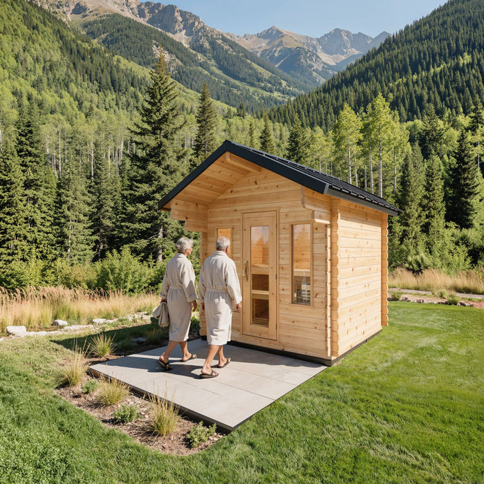 Canadian Timber Palmer Cabin Outdoor Sauna - photo 3