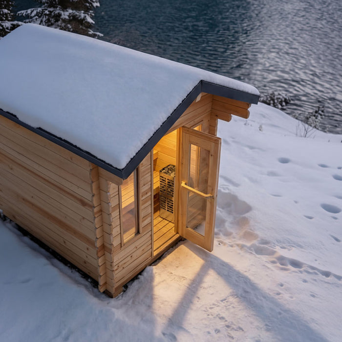 Canadian Timber Palmer Cabin Outdoor Sauna - photo 5