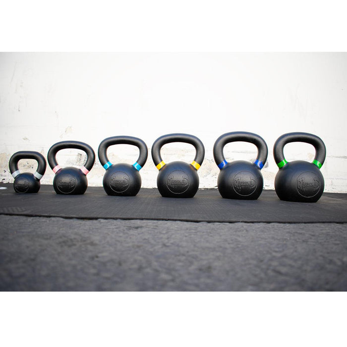 Muscle D Fitness Muscle D Cast Kettlebells - Muscle D Fitness - Quality Handle Design - Heavy Du... — grip and contact surface