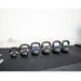 Muscle D Fitness Muscle D Cast Kettlebells - Muscle D Fitness - Quality Handle Design - Heavy Duty Coating — full setup angle