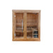 Sunray Charleston 4-Person Indoor Traditional Sauna Double Bench HL400TN — interior lighting