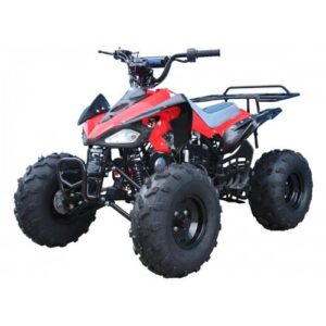 Tao Motor Cheetah G125 Race Style, 107cc Sport Model Ultra Quad - Fully Automatic with Reverse - 19" Tires. CA Legal