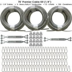 Cimarron 55' Cable Kit - Premier 1/4"