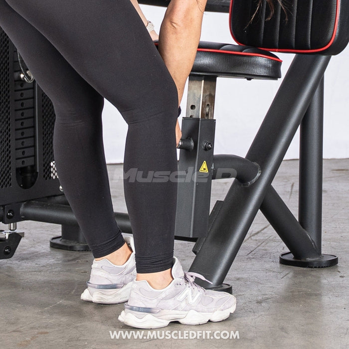 commercial selectorized pullover machine Muscle D Fitness view 8