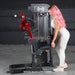 commercial selectorized triceps extension machine Muscle D Fitness view 7