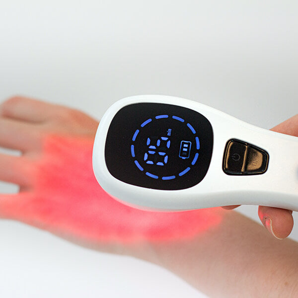 NovaaLab Novaa Extra-Strength Healing Laser — in-use view