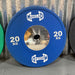 Muscle D Fitness Color Urethane Bumper Plates - Smooth Hub - Made for Heavy Use — additional view 9