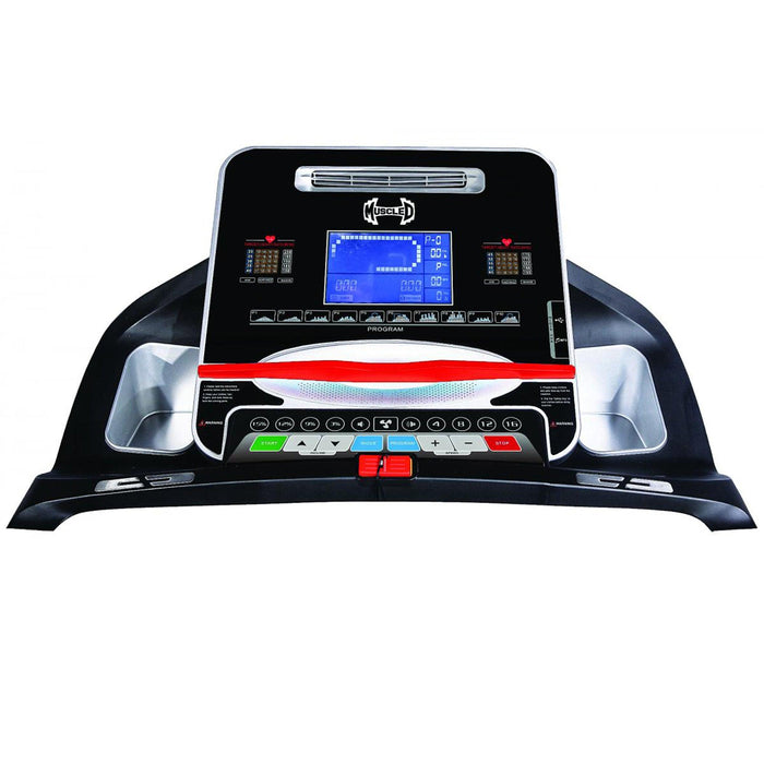 Muscle D Fitness Muscle D Fitness Light Commercial Treadmill -LED Display - Heart Rate Monitor - Cup Holder... — side profile