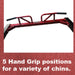 Muscle D Fitness Compact Half Cage - Muscle D Fitness - Bar & Plate Storage and Dip Station Included — adjustment mechanism