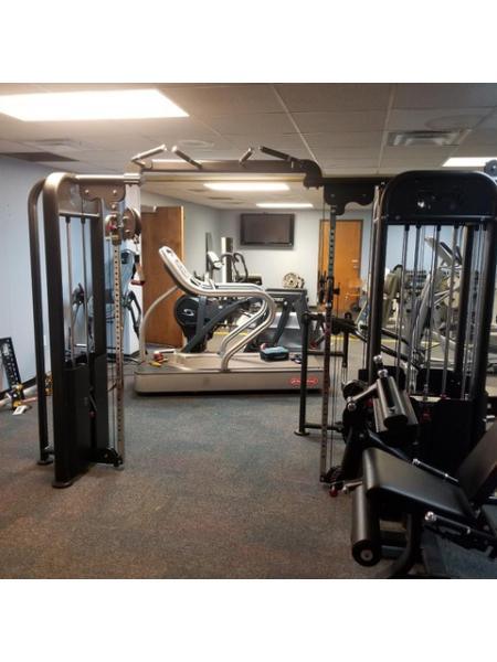 Muscle D Fitness 5 Stack Megatron Compact Multi-Gym -  Lat Pull, Low Row, Bench Press, Lat Pull, Leg Ext / Curl