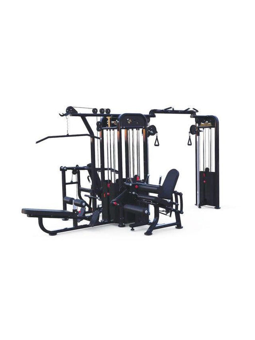 Muscle D Fitness 5 Stack Megatron Compact Multi-Gym -  Lat Pull, Low Row, Bench Press, Lat Pull, Leg Ext / Curl