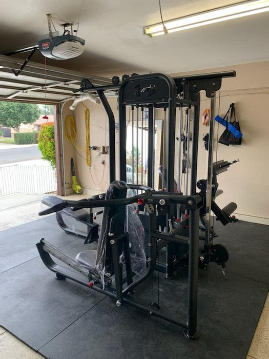 Muscle D Fitness Muscle D Fitness 4 Stack Megatron Compact Multi-Gym  - Space Saving - Leg Exten... — grip and contact surface