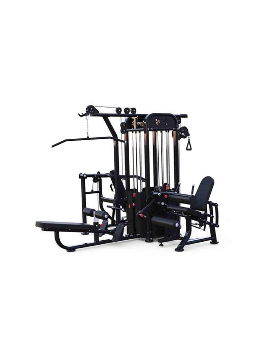 Muscle D Fitness Muscle D Fitness 4 Stack Megatron Compact Multi-Gym  - Space Saving - Leg Extension & Curl, L... — front view