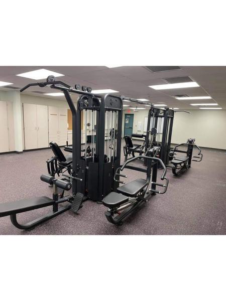 Muscle D Fitness 8 Stack Megatron Compact Multi-Gym - Comprehensive Commercial Grade Space Saving Gym Equipment