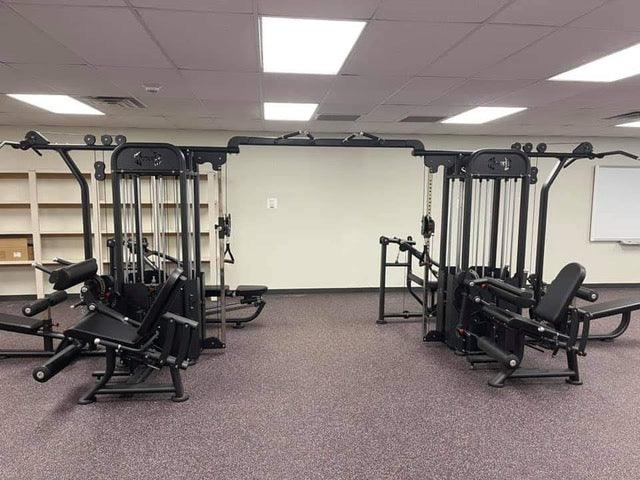 Muscle D Fitness 8 Stack Megatron Compact Multi-Gym - Comprehensive Commercial Grade Space Saving Gym Equipment