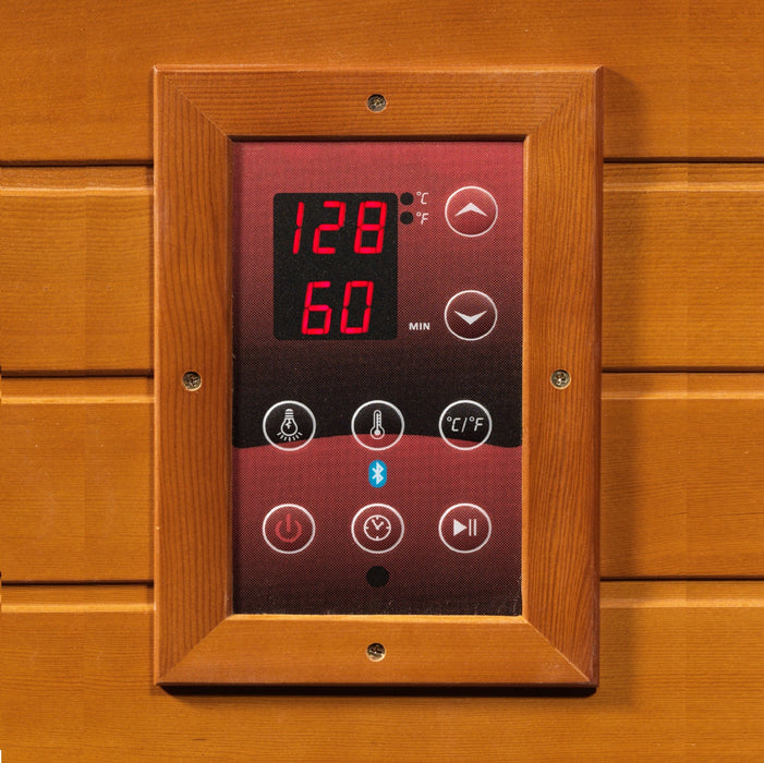 Golden Designs Palermo Edition 3-Person Dynamic Low EMF Far Infrared Sauna DYN — alternate view