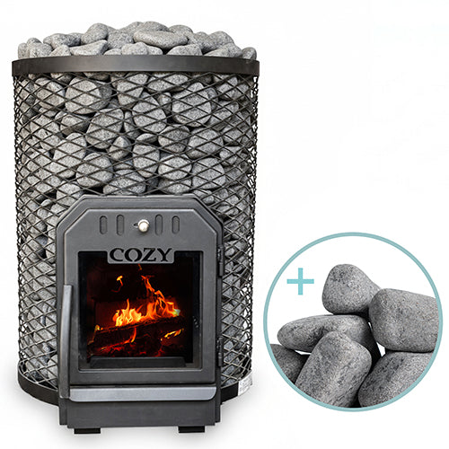 Cozy Heat O Pkg Wood-Burning Sauna Stove Package, Up to 18kW - image 2