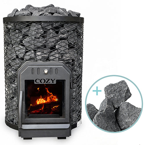 Cozy Heat O Pkg Wood-Burning Sauna Stove Package, Up to 18kW - image 3