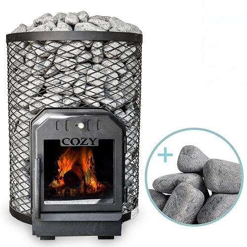 Cozy Heat O Through-Wall Pkg Wood-Burning Sauna Stove Package - image 2