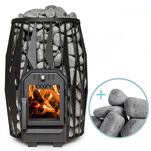 Cozy Heat OG Pkg Wood-Burning Sauna Stove Package, Up to 18kW - image 4
