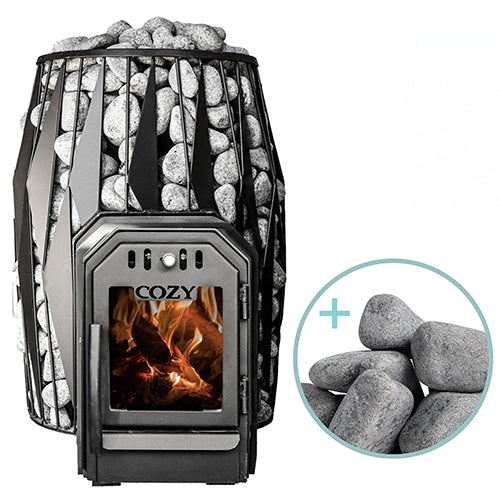Cozy Heat OG Through-Wall Pkg Wood-Burning Sauna Stove Package - image 4