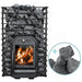Cozy Heat Quattro Pkg Wood-Burning Sauna Stove Package, Up to 18kW