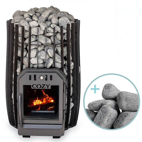 Cozy Heat SW Pkg Wood-Burning Sauna Stove Package, Up to 18kW - image 2