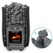 Cozy Heat SW Pkg Wood-Burning Sauna Stove Package, Up to 18kW