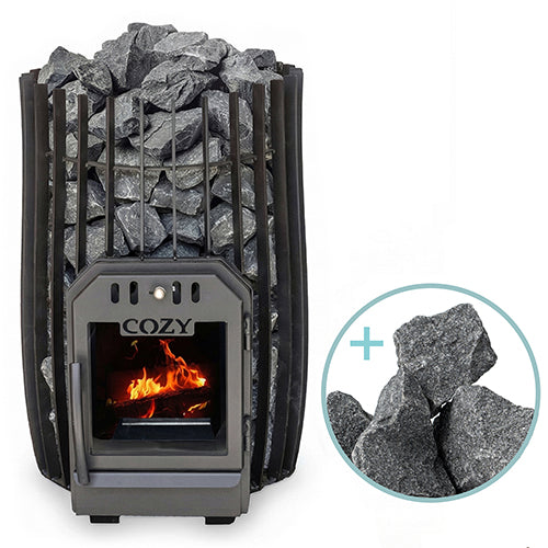 Cozy Heat SW Pkg Wood-Burning Sauna Stove Package, Up to 18kW - image 3