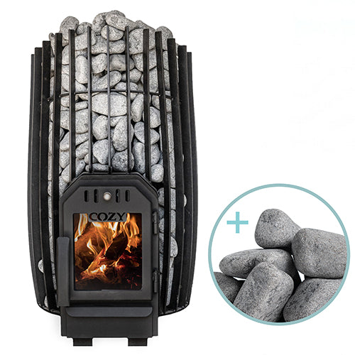Cozy Heat SW Through-Wall Pkg Wood-Burning Sauna Stove Package - image 2