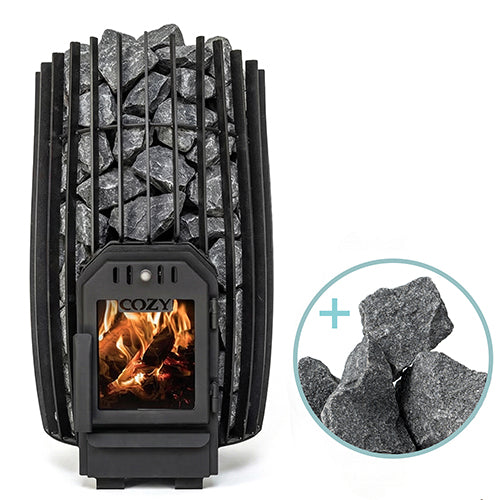 Cozy Heat SW Through-Wall Pkg Wood-Burning Sauna Stove Package - image 3