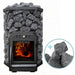 Cozy Heat Pkg Wood-Burning Sauna Stove Package, Up to 18kW