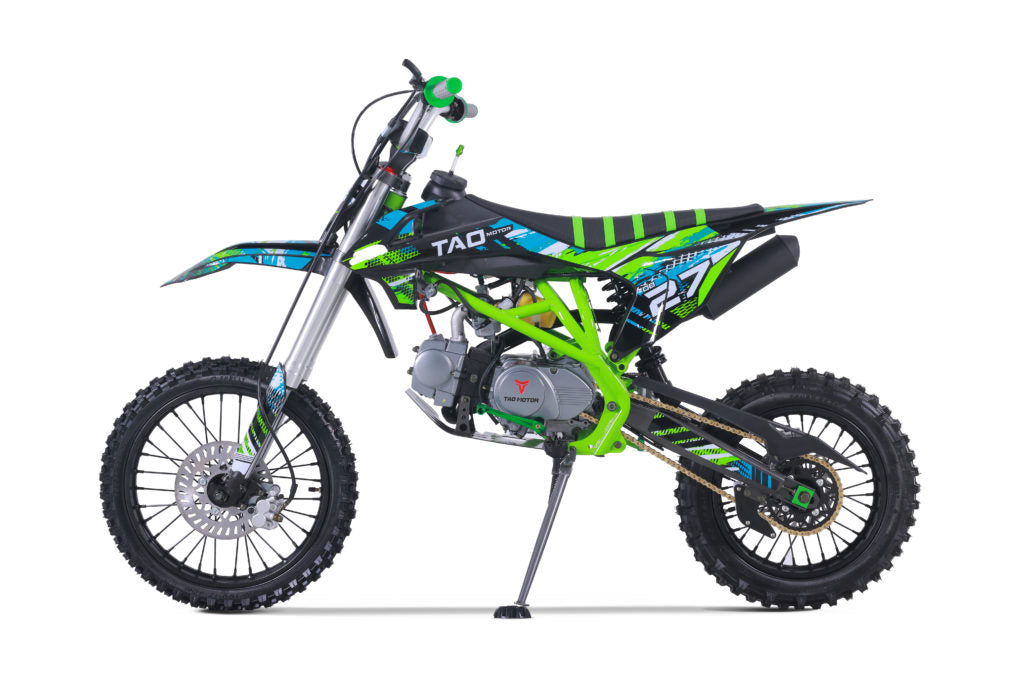 Tao Motor ULTRA-PRO DB27 Deluxe Dirt/Pit Bike, 4 speed manual trans, 35-inch Seat Height Kick Start, Manual Trans. CA Legal