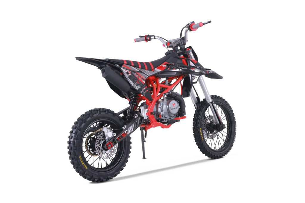 Tao Motor ULTRA-PRO DB27 Deluxe Dirt/Pit Bike, 4 speed manual trans, 35-inch Seat Height Kick Start, Manual Trans. CA Legal