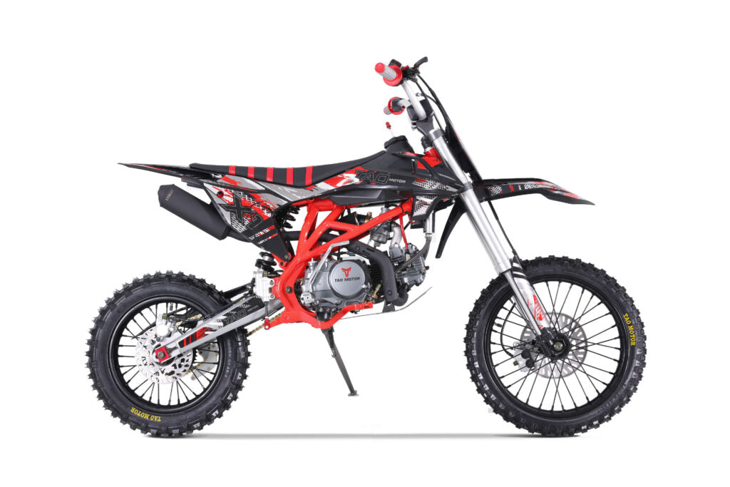 Tao Motor DBX1, 140cc Twin Spar, Front and rear disk brakes, 4 speed manual trans. CA Legal (2022 Model Pre-Tariff Price)