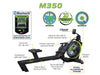 Dynamic Fluid FItness Dynamic Fluid M350 Rower — handles and grip